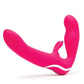 Happy Rabbit Vibrator | Strapless Strap On Dildo | Pink G Spot Vibrator | Clit Vibrator | 15-Mode Best Vibrator for Women Lovehoney C/o Wow Tech