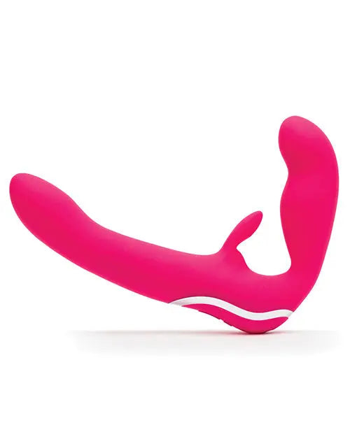 Happy Rabbit Vibrator | Strapless Strap On Dildo | Pink G Spot Vibrator | Clit Vibrator | 15-Mode Best Vibrator for Women Lovehoney C/o Wow Tech