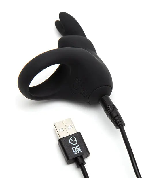 Happy Rabbit Rechargeable Cock Ring - Black Lovehoney C/o Wow Tech