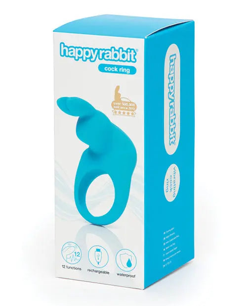 Happy Rabbit Rechargeable Cock Ring - Blue Lovehoney C/o Wow Tech