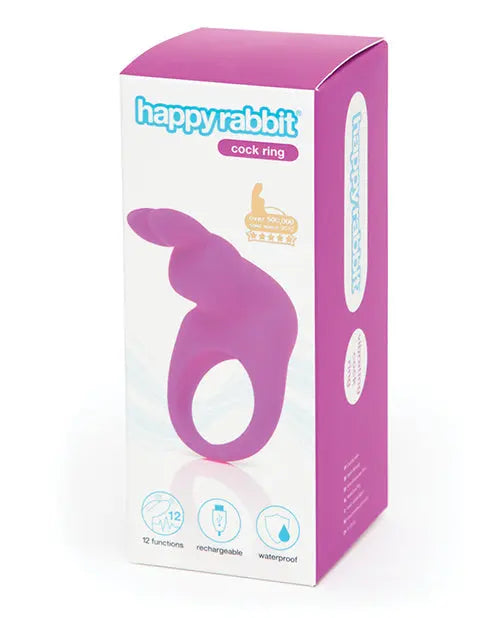 Happy Rabbit Rechargeable Cock Ring - Purple Lovehoney C/o Wow Tech