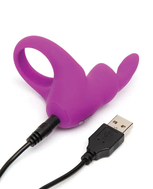 Happy Rabbit Rechargeable Cock Ring - Purple Lovehoney C/o Wow Tech