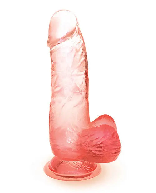 Shades Jelly Realistic Dildo | TPR Gradient 6-Inch Big Dildo | Small Coral Suction Cup Dildo Icon Brands INC