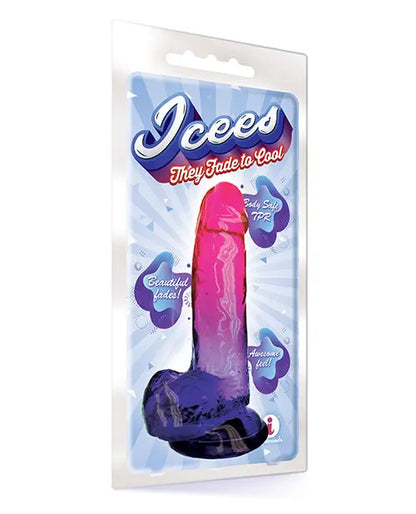 Shades Jelly Realistic Dildo | TPR Gradient 8-Inch Big Dildo | Large Pink Dildo | Suction Cup Dildo Icon Brands INC