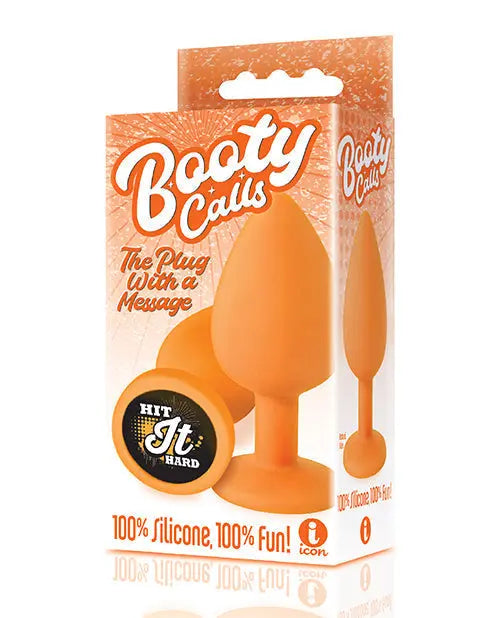 9's Booty Talk Hit It Hard Plug - Orange Icon Brands INC