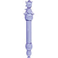 Glass Menagerie Realistic Dildo | Unicorn Glass Dildo | Purple Big Dildo | Nubbed Large Dildo Icon Brands INC