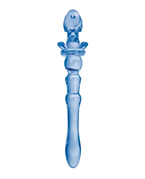Glass Menagerie Big Dildo | Puppy Glass Dildo | Dark Blue Realistic Dildo | Swirl Large Dildo Icon Brands INC