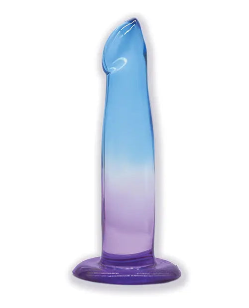 Shades Jelly Realistic Dildo | TPR Gradient 6-Inch Big Dildo | Small Blue-Purple Dildo Icon Brands INC