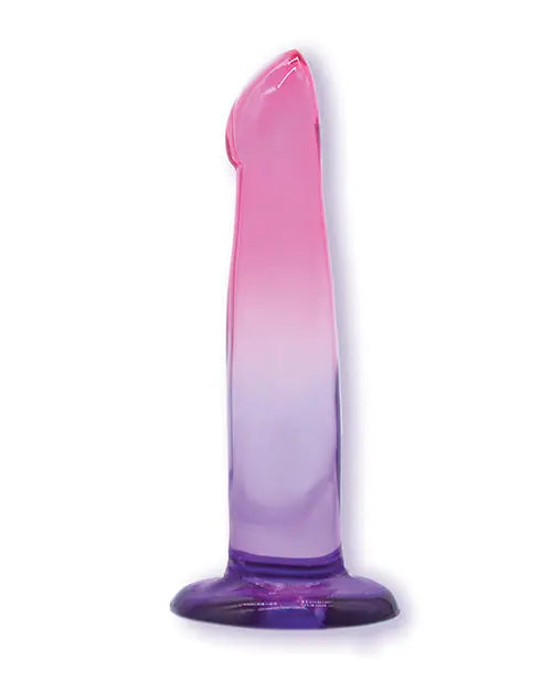 Shades Jelly Realistic Dildo | TPR Gradient 6-Inch Big Dildo | Small Purple-Pink Dildo Icon Brands INC