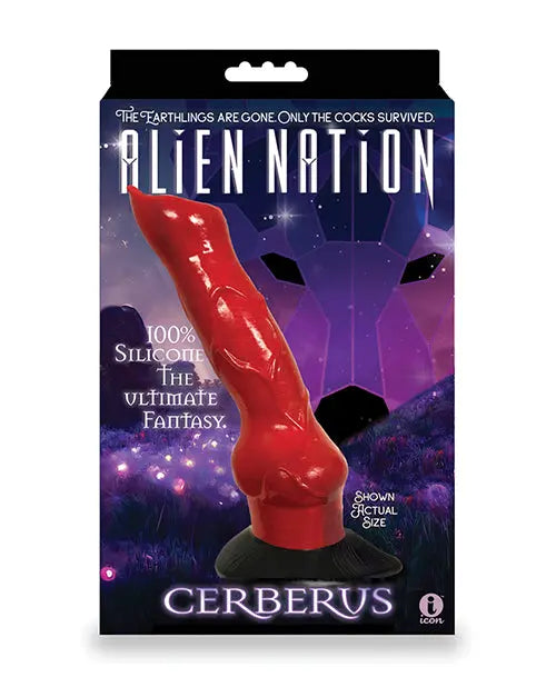 Alien Nation Realistic Dildo | Cerberus Suction Cup Dildo | Silicone Big Dildo Icon Brands INC