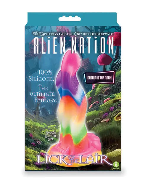 Alien Nation Big Dildo | Lick of the Lair Realistic Dildo | Suction Cup Dildo Icon Brands INC