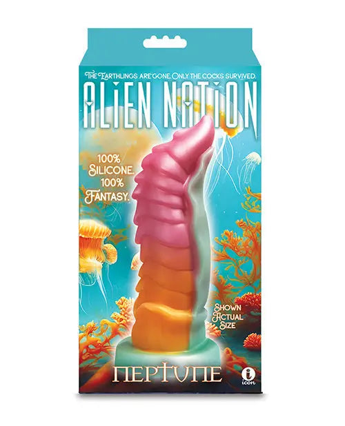 Alien Nation Big Dildo | Neptune Silicone Dildo | Suction Cup Dildo Icon Brands INC