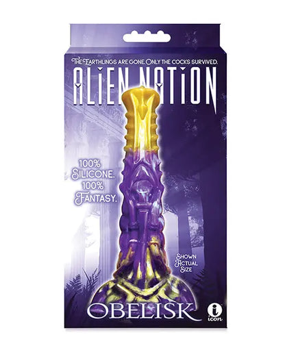 Alien Nation Big Dildo | Obelisk Silicone Realistic Dildo | Suction Cup Dildo Icon Brands INC
