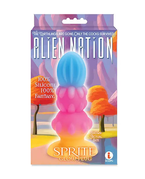 Alien Nation Butt Plug | Sprite Anal Plug | Glow in the Dark Anal Toys Icon Brands INC