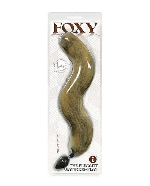 Foxy Fox Tail Silicone Butt Plug - Gold Icon Brands INC