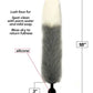 Foxy Fox Tail Silicone Butt Plug - Silver Icon Brands INC