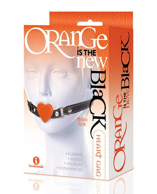 9's Orange is the New Black Silicone Heart Gag Icon Brands INC