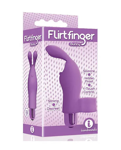 9s Finger Vibrator | Flirtfinger Bunny Rabbit Vibrator | Purple Bullet Vibrator | Best Vibrator for Women Icon Brands INC