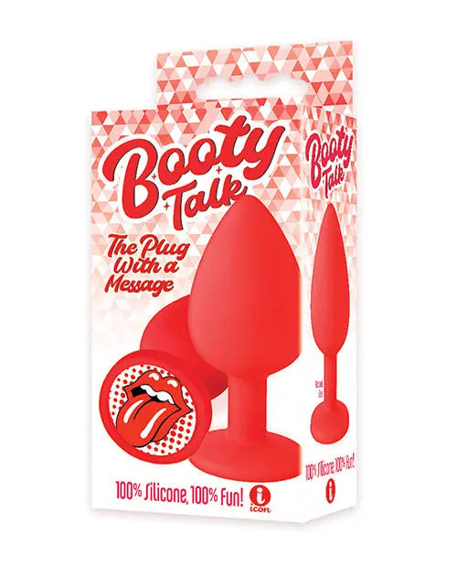 9's Booty Calls Tongue Plug - Red Icon Brands INC