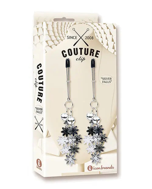 Couture Clips Luxury Nipple Clamps - Silver Falls Icon Brands INC