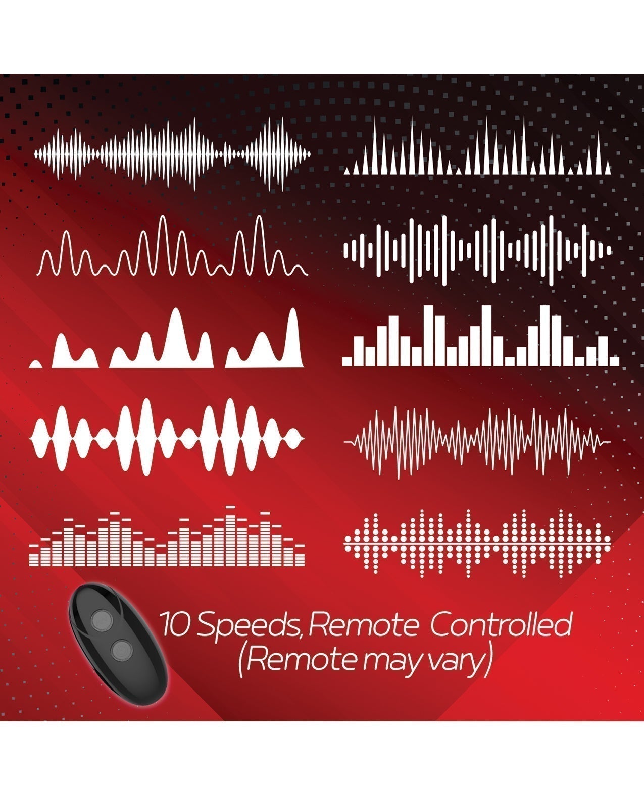 Massive Red Dot Cock Ring V3 - Black Icon Brands INC