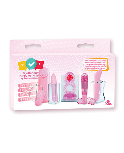 Try-Curious Vibe Set - Pink Icon Brands INC
