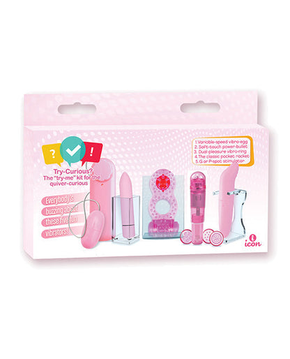 Try-Curious Vibe Set - Pink Icon Brands INC