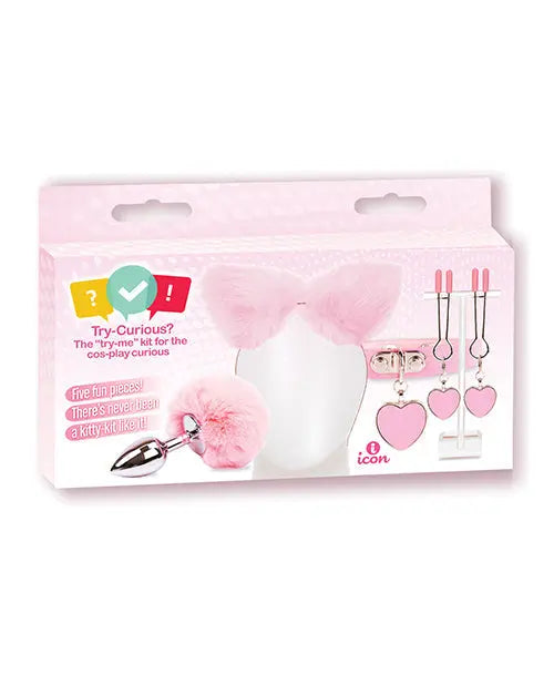 Try-Curious Kitty Set - Pink Icon Brands INC