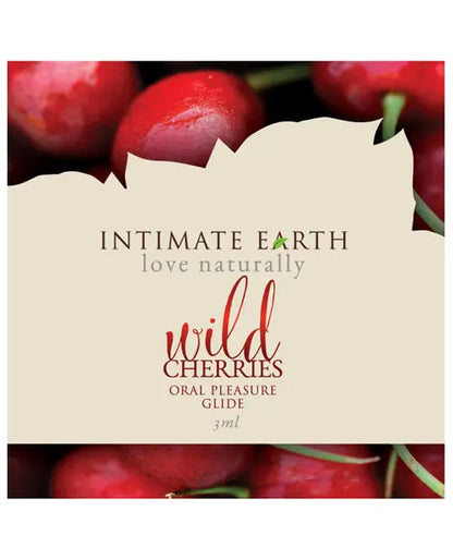 Intimate Earth Lubricant Foil - 3 ml Wild Cherries New Earth Trading LLC