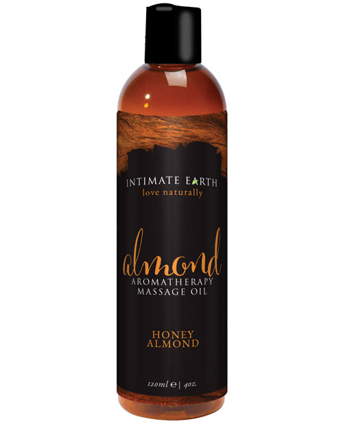 Intimate Earth Massage Oil - 120 ml Almond New Earth Trading LLC