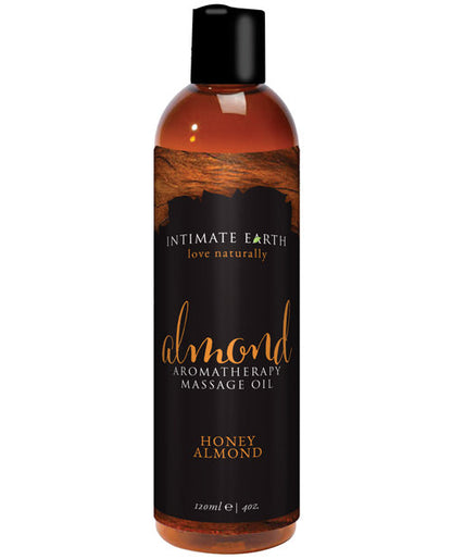 Intimate Earth Massage Oil - 120 ml Almond New Earth Trading LLC