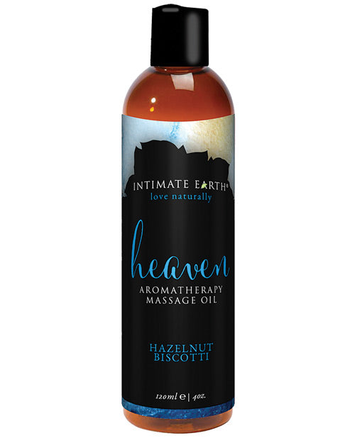 Intimate Earth Heaven Massage Oil - 120 ml Hazelnut Biscotti New Earth Trading LLC
