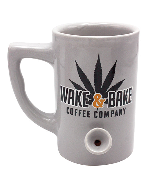 Wake & Bake Coffee Mug - 10 oz Grey Island Dogs