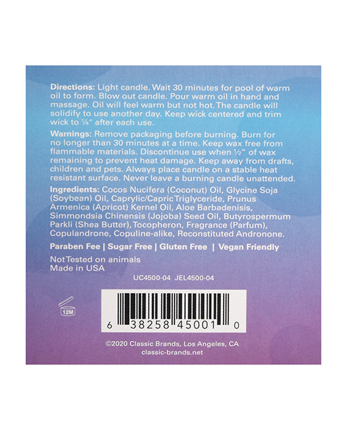 Jelique Massage Candle - 4 oz Fuck Me Vanilla Sugar Classic Brands