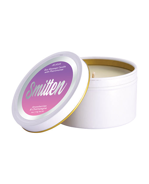 Jelique Massage Candle - 4 oz Smitten Strawberry & Champagne Classic Brands