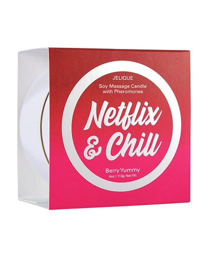 Jelique Massage Candle - 4 oz Netflix & Chill Berry Yummy Classic Brands