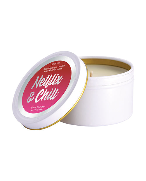 Jelique Massage Candle - 4 oz Netflix & Chill Berry Yummy Classic Brands