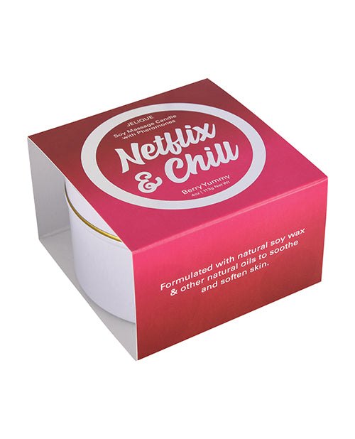 Jelique Massage Candle - 4 oz Netflix & Chill Berry Yummy Classic Brands