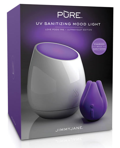 Jimmyjane Love Pods Tre Pure UV Sanitizing Mood Light - Ultraviolet Edition Pipedream Products