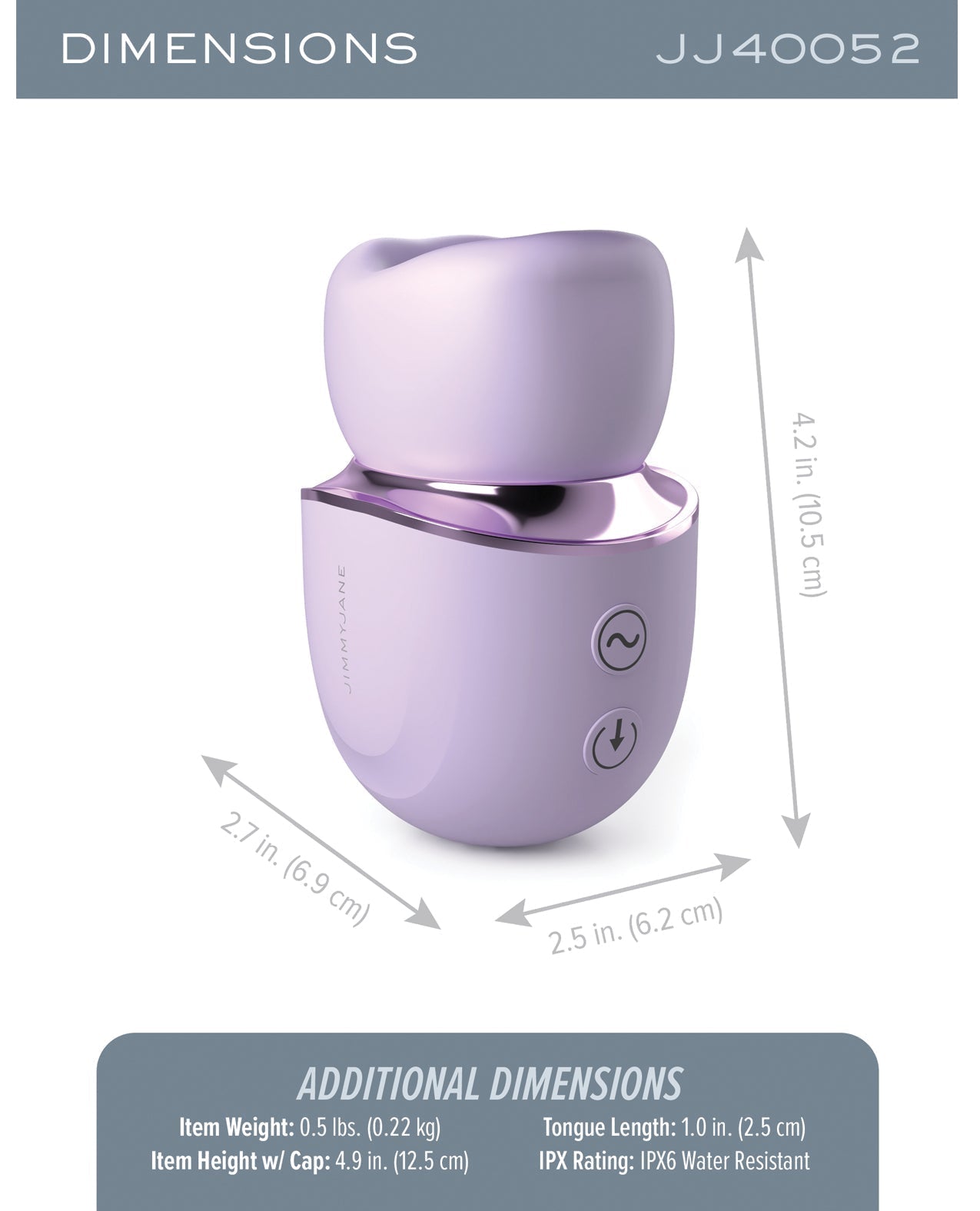 JimmyJane Hello Kiss Pro Sucking & Licking Stimulator Pipedream Products