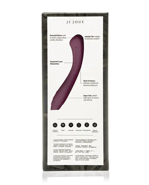 Je Joue Juno G Spot Vibrator - Purple Je Joue
