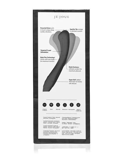 Je Joue Juno Flex G Spot Vibrator - Black Je Joue