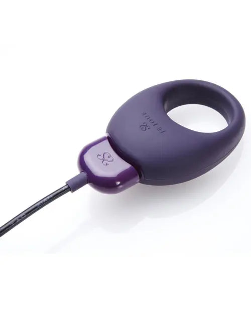 Je Joue Mio Cock Ring w/Five Vibrations - Purple Je Joue