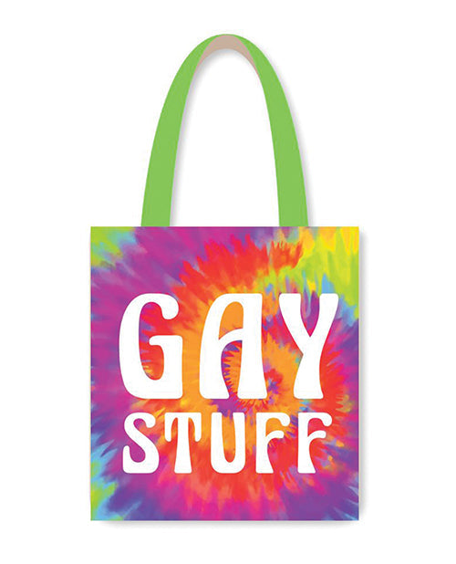 Gay Stuff Reusable Tote - Multi Color Kush Kards LLC