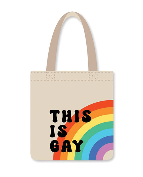 This Is Gay Rainbow Reusable Tote - Multi Color Kush Kards LLC