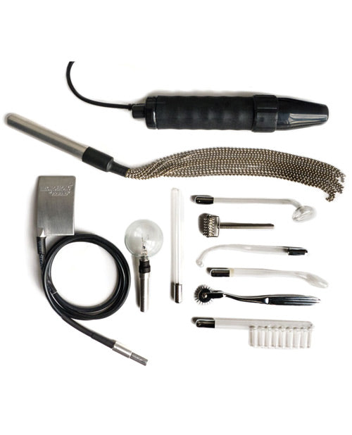 KinkLab Agent Noir Electro Erotic Neon Wand Kit Kinklab