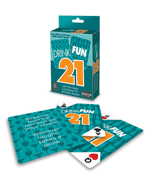 Drink Fun 21 Card Game Little Genie Productions LLC