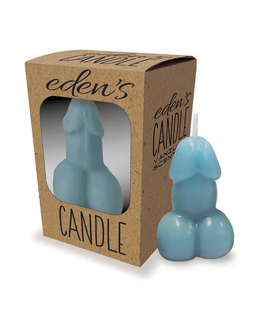 Eden's Penis Candle - Blue - Vanilla Little Genie Productions LLC