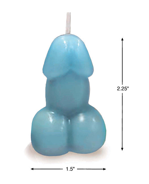 Eden's Penis Candle - Blue - Vanilla Little Genie Productions LLC