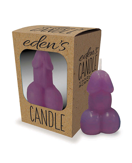 Eden's Penis Candle - Purple - Vanilla Little Genie Productions LLC